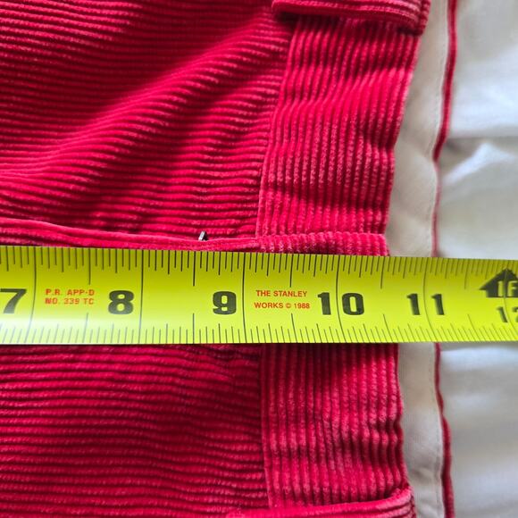 Vintage Polo Ralph Lauren Red Corduroy Straight Leg Pants 32/20 - Picture 9 of 10